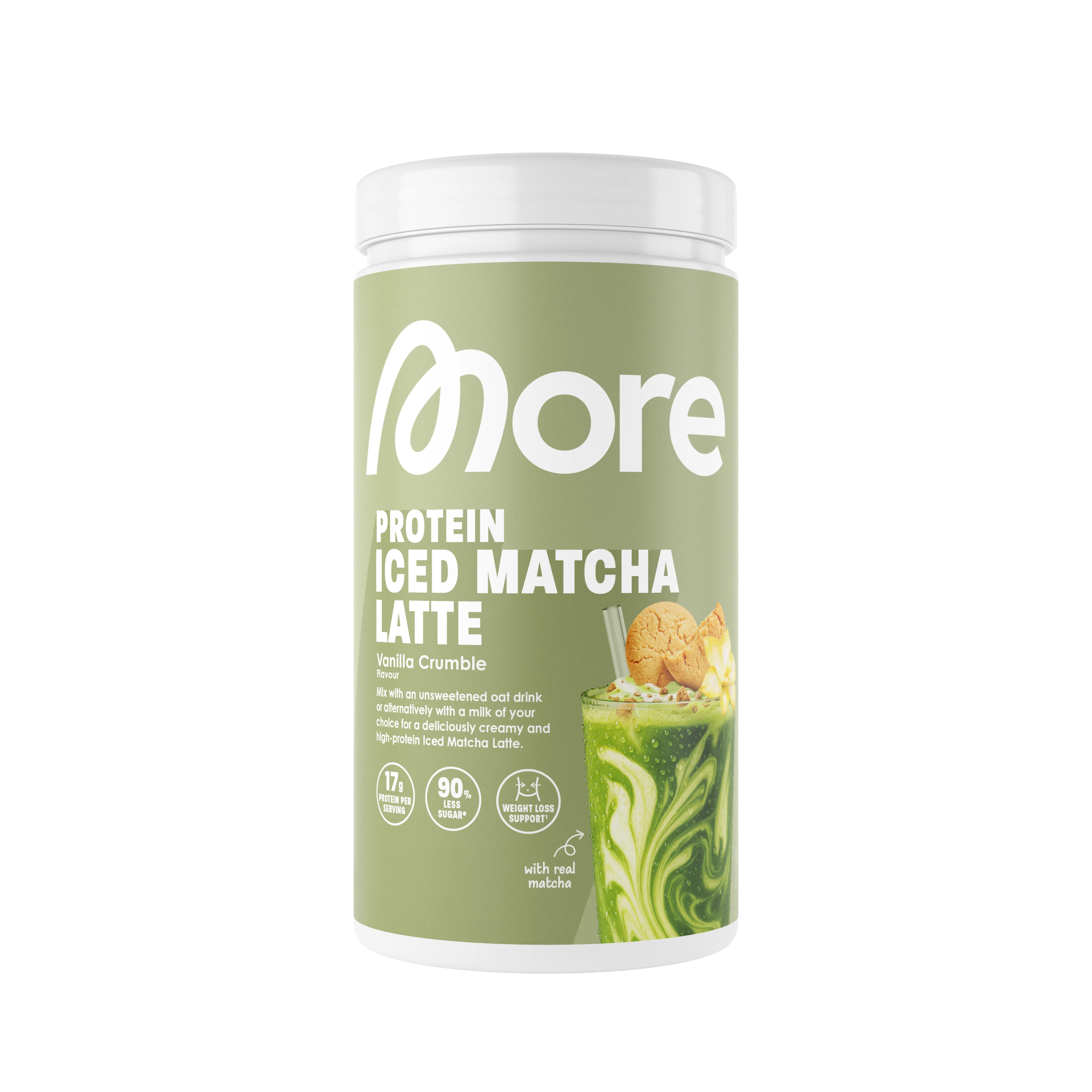 More Protein Iced Matcha Latte - Image 4